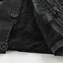 Jaqueta longa de Couro Masculina Sampaio®