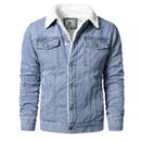 Jaqueta Jeans Interior de Lã Masculina Sampaio®