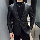 Blazer Masculino de Couro Sampaio® S1063
